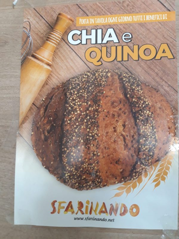 Pane con chia e quinoa